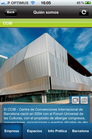 CCIB - International Convention Centre of Barcelona screenshot 2