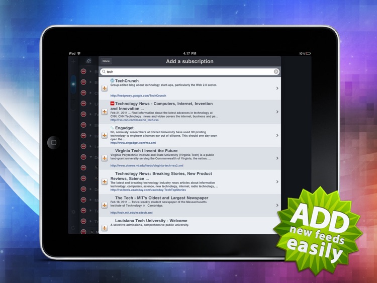 MobileRSS HD FREE ~ Google RSS News Reader screenshot-4
