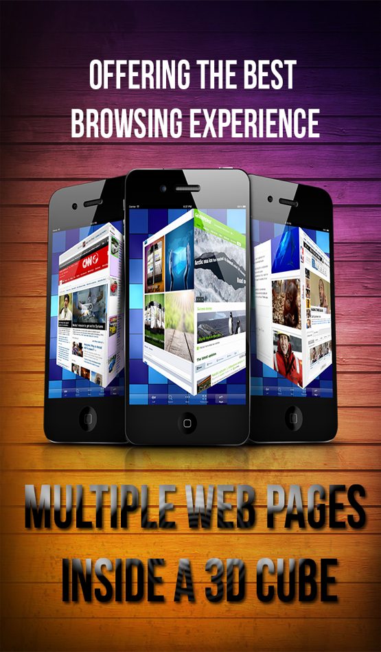 3D Web Browser - Browser with FullScreen & 3D Cube - 3.2 - (iOS)