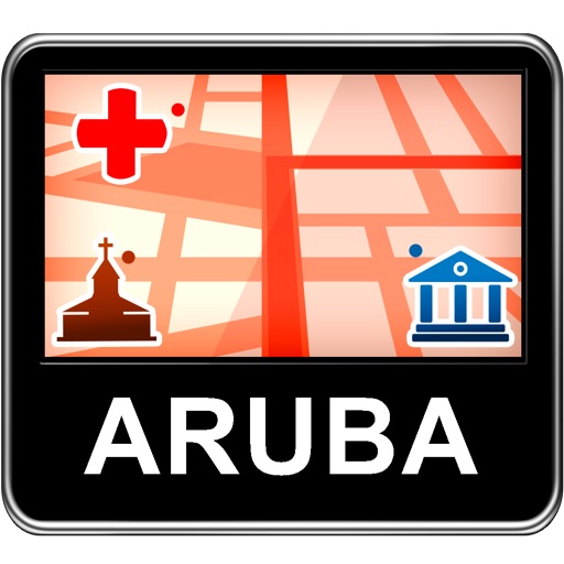 Aruba Vector Map - Travel Monster icon