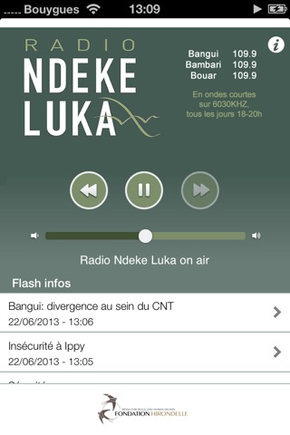 Radio Ndeke Luka screenshot 2