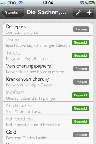 Packing Lists screenshot 4