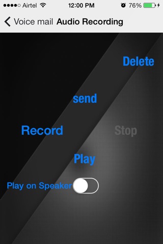 VoiceMail App screenshot 2