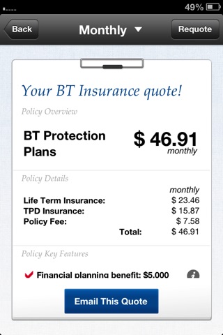 BT Insurance - Life Insurance Quotes screenshot 3