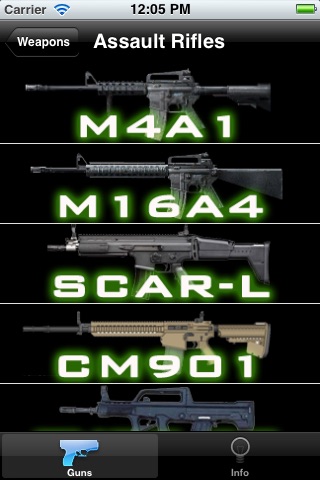 MW3 Gun Damage Stats - Modern Warfare 3 Edition screenshot 2