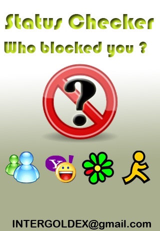 Status Checker for MSN,YAHOO,AIM,ICQ screenshot 4