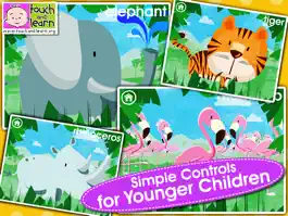 Game screenshot Peekaboo Zoo HD Lite - Who's Hiding? A fun & educational introduction to Zoo Animals and their Sounds - by Touch & Learn hack