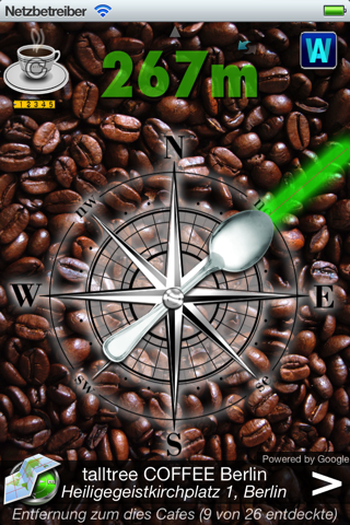 COFFEE Compass FREE screenshot 2