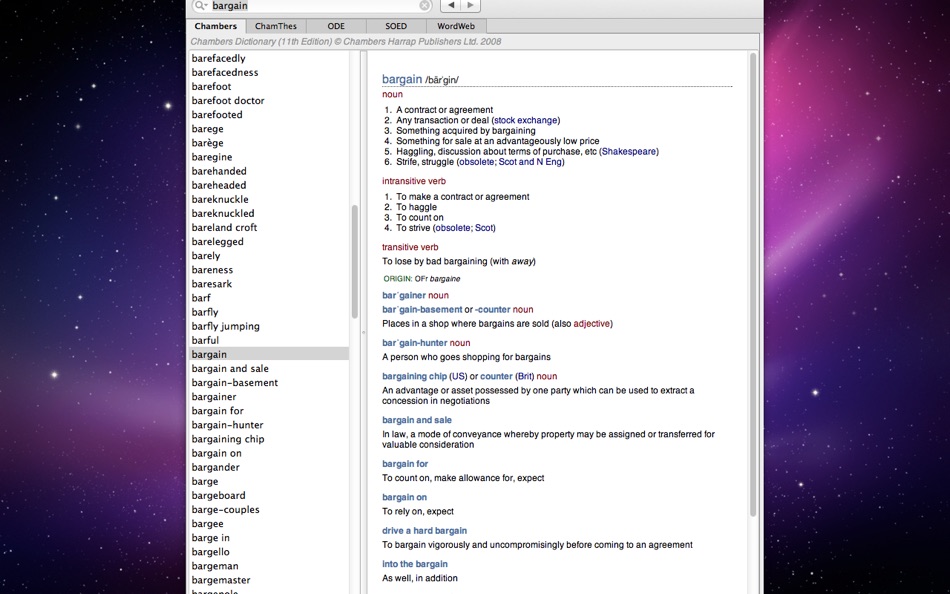 Chambers Dictionary - 5.1 - (macOS)