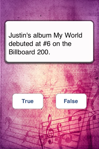 Justin Bieber: True or False screenshot 3