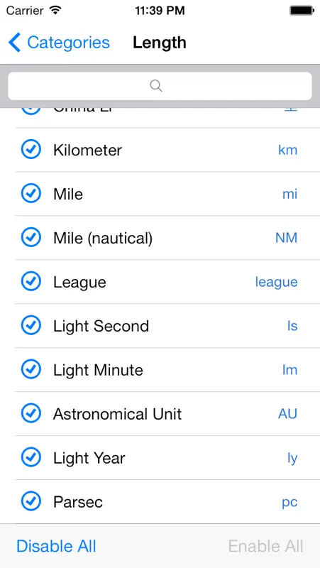 gUnit - Currency & Unit Converter (Conversion) screenshot 5 of 5