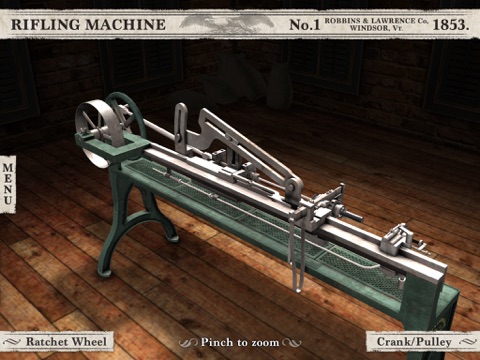 Civil War Rifling Machine (1853) App screenshot 2