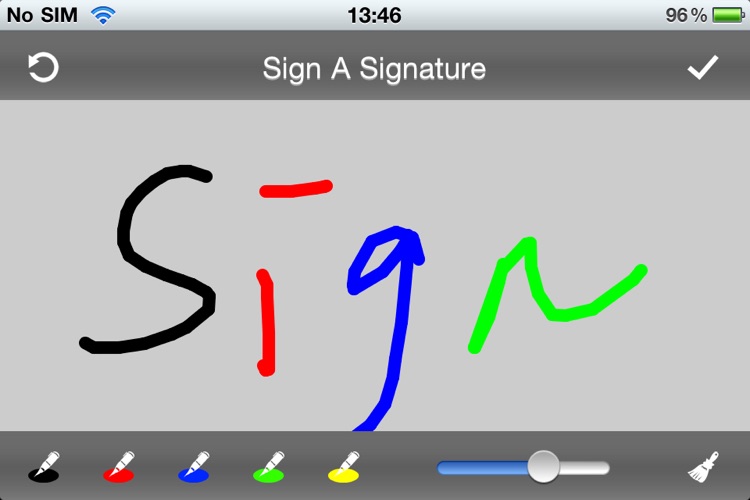 Signature for PDF