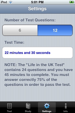 iCitizenship Lite - UK Citizenship Test screenshot 4