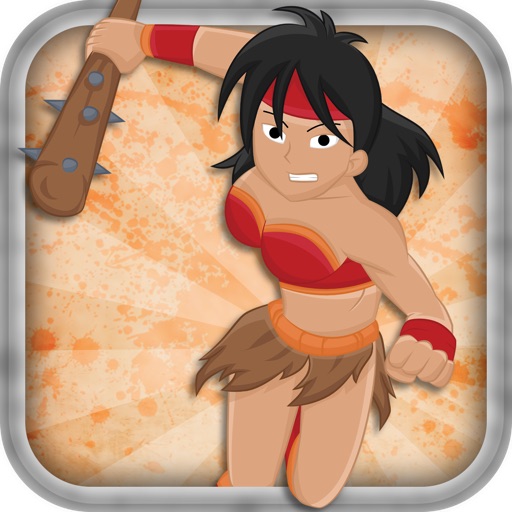 Battle Girl Blitz to Escape the Fire Island Gods - FREE Game! Icon