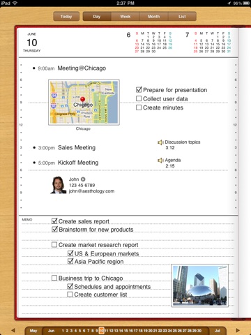 Organizer HD screenshot 2