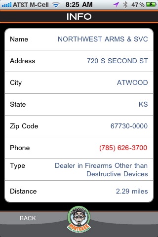 FFL Finder - Federal Firearms Licensee Finder screenshot 2