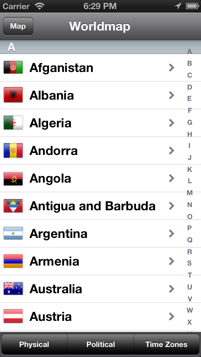 World Map Pro Screenshot