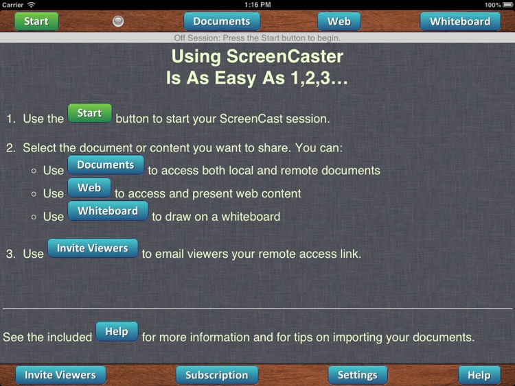 ScreenCaster for iPad