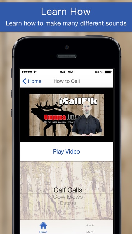 iCallElk - An Instructional Elk Calling App