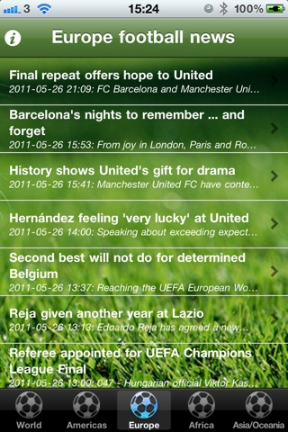 inFootball News screenshot 2