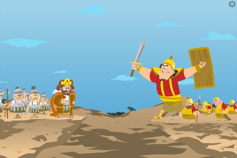 David & Goliath Bible Story with Built-in Games - Fun and Interactive in HD on the App Store on iTunes screenshot 2