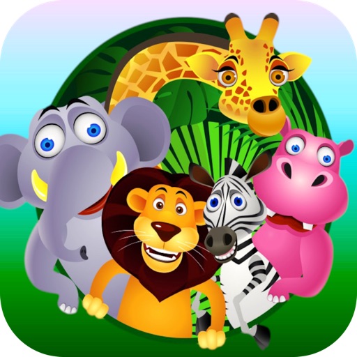 Jungle Animals m3 - Match Three Puzzle Game icon