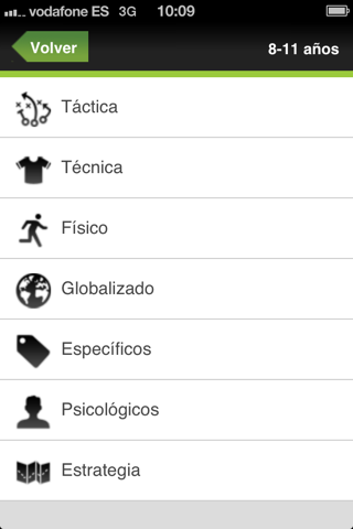 Ejercicios Fútbol Base screenshot 2