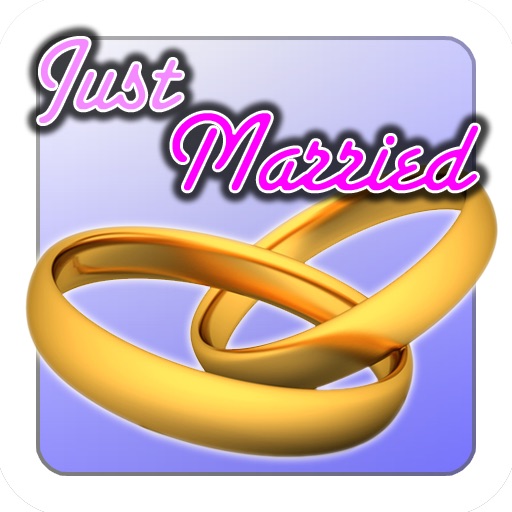 Weddings Photos: Just Married Picture Frame icon