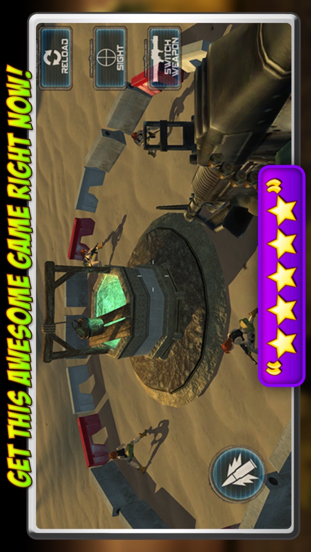 Screenshots of Helicopter Zombie Hunt- Fun 3D Army Defense Game for iPhone