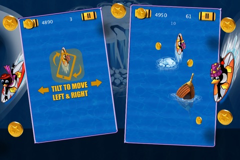 Super Surfer Penguin - Crazy Wave Surfing Dash (Free Game) screenshot 2