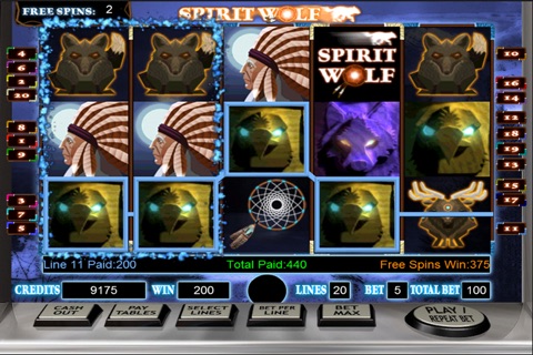 Spirit Wolf HD Slots screenshot 3