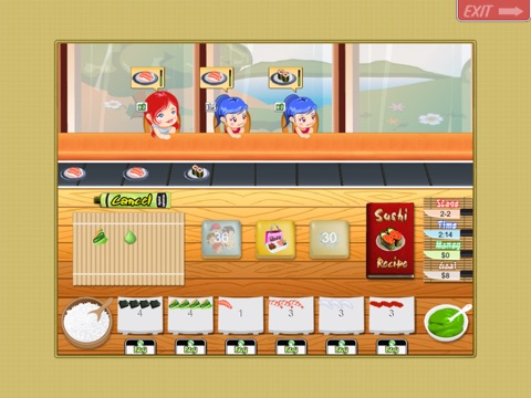 Sushi Rush HD Lite screenshot 2