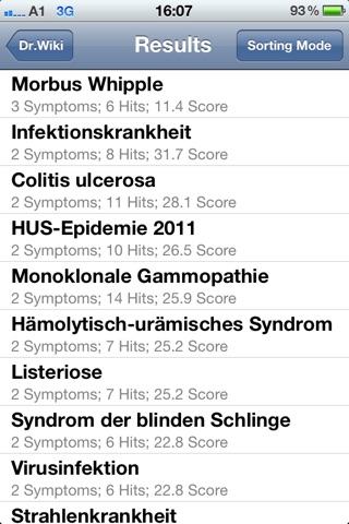 Dr. Wiki - Differentialdiagnosen screenshot 2