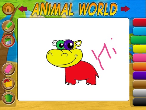 Animal world - Paint for kids screenshot 3