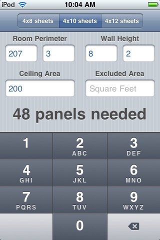 Drywall Calc screenshot 3