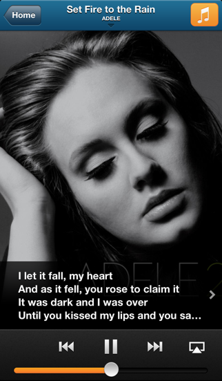 MetroLyrics screenshot 2