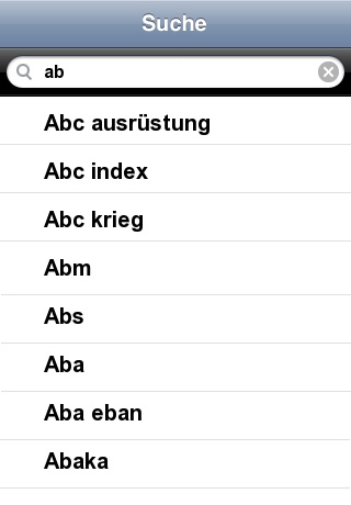 YourWords German Slovak German travel and learning dictionary screenshot 4