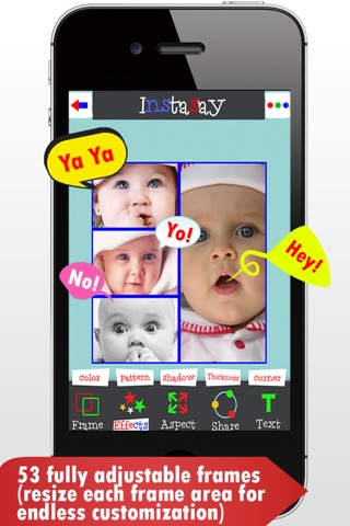 InstaSay Collage Lite screenshot 2