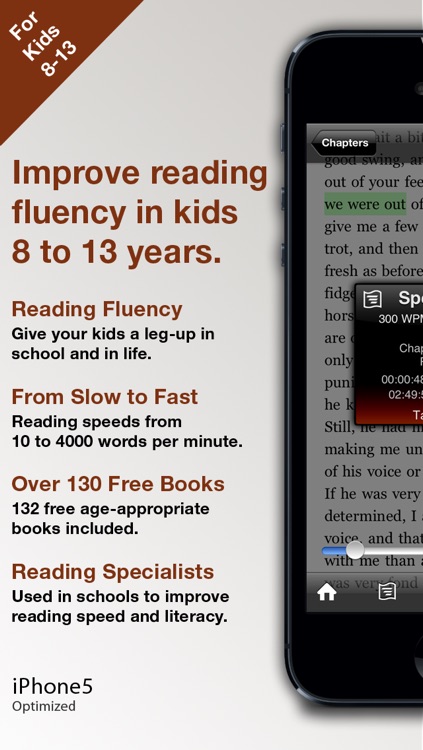 Young Reader - QuickReader eBook Reader with Speed Reading