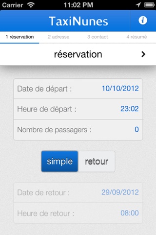 Taxi Nunes Sàrl screenshot 2