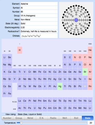 Periodic Table of the Elements screenshot 2