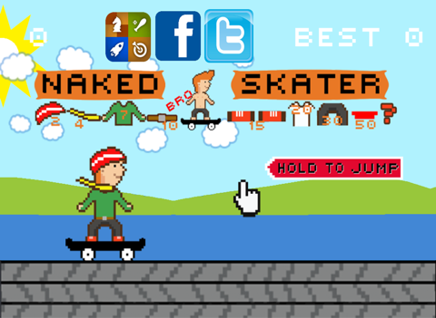 Screenshot #4 pour Naked Skater - Bro Edition