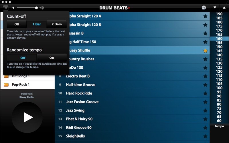 Screenshot #2 pour Drum Beats+ (Boucle à rythme et métronome)