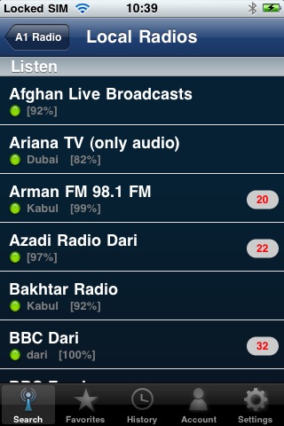 A1 Afghanistan Radios screenshot 2