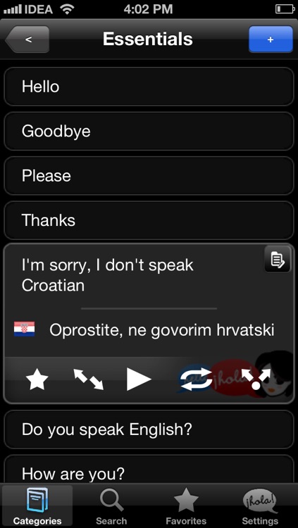 Lingopal Croatian LITE - talking phrasebook