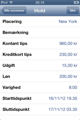 Tip Income screenshot 2