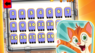 Screenshot #2 pour Catapulte de minou mignon - jeu de Puzzle gratuit - meilleurs jeux d'animaux pour les enfants