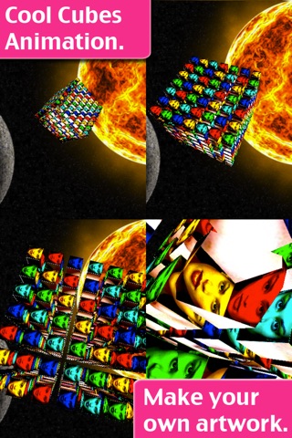 aColorCubes - Animated 3D Color Cubes screenshot 2