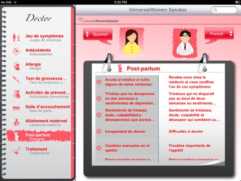 UniversalWomen Speaker: Maternal Health Translator with Audio screenshot 4